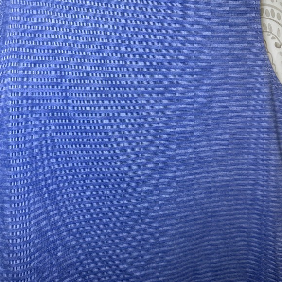 Athletic Works Women Blue Striped Tank Top Athletic Workout Gym Size M 8 10 - Picture 6 of 8
